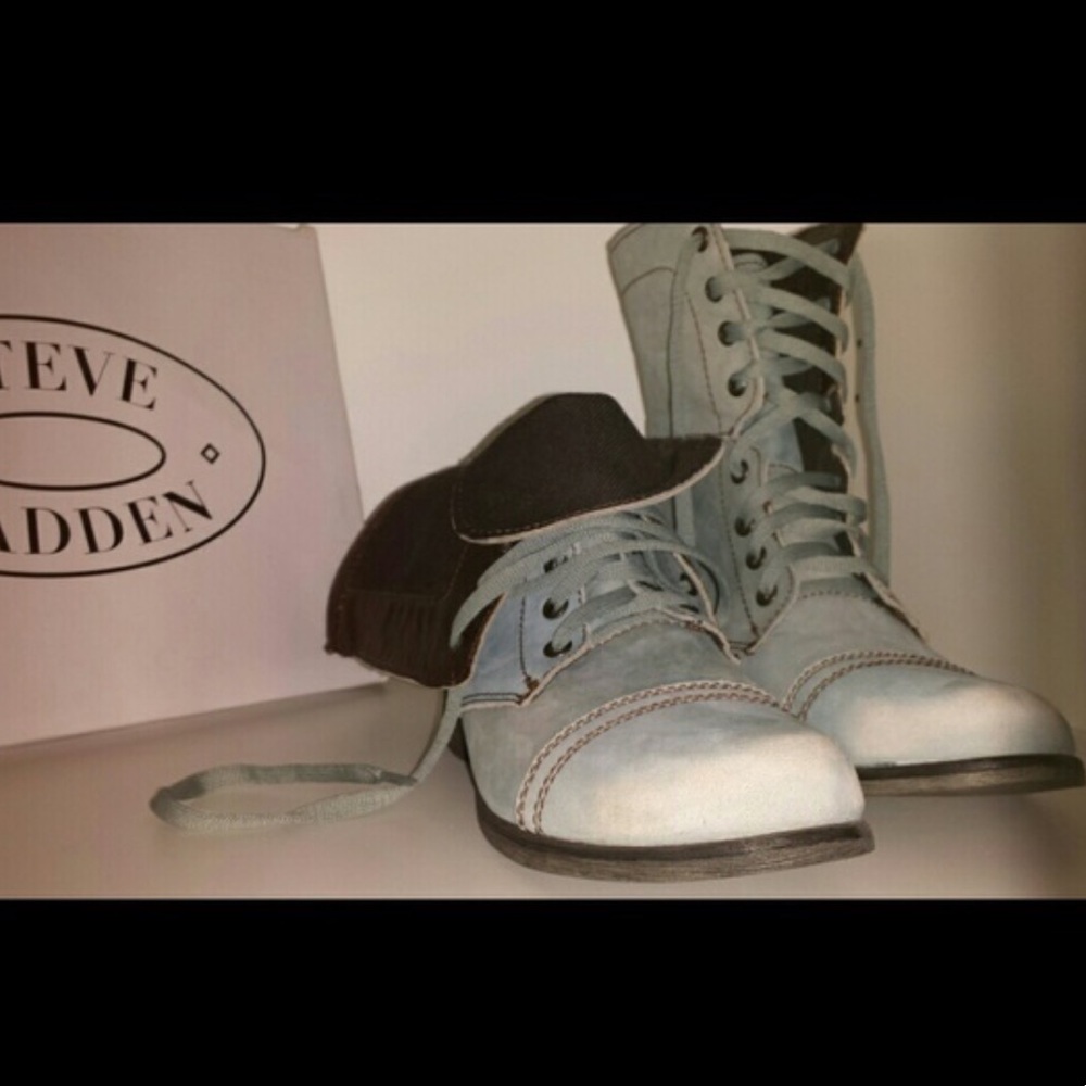 Steve Madden combat boots